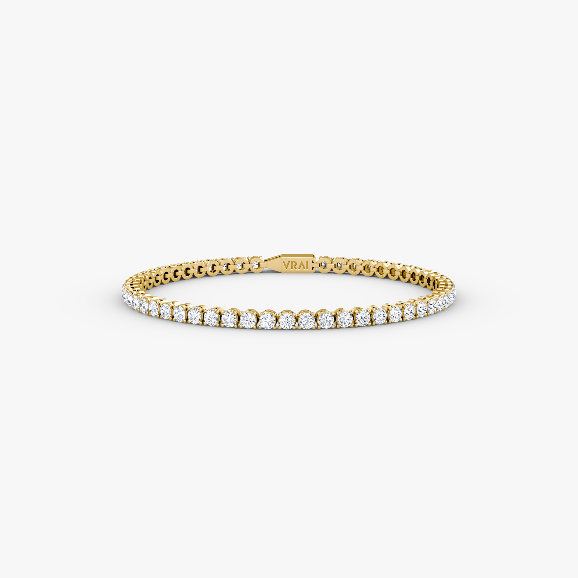 Classic Tennis Bracelet Round Brilliant | Yellow Gold
