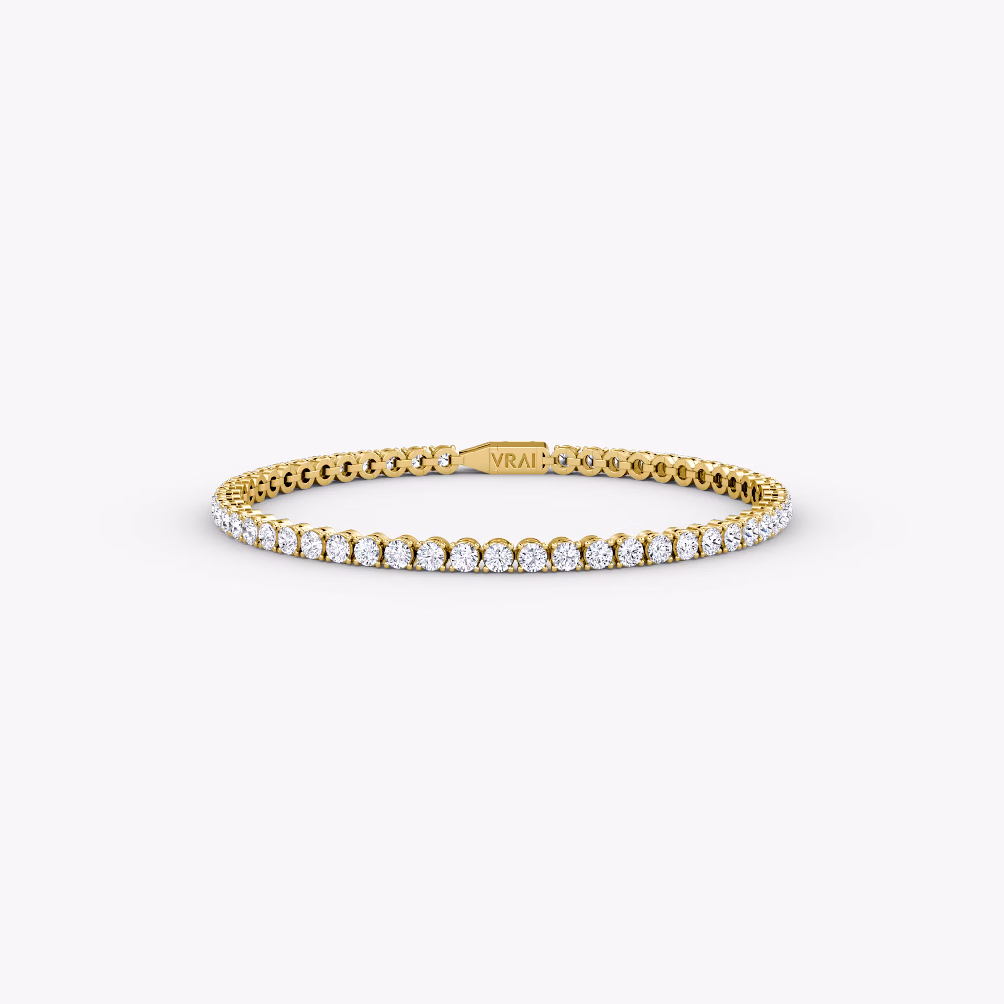 Classic Tennis Bracelet Round Brilliant | Yellow Gold