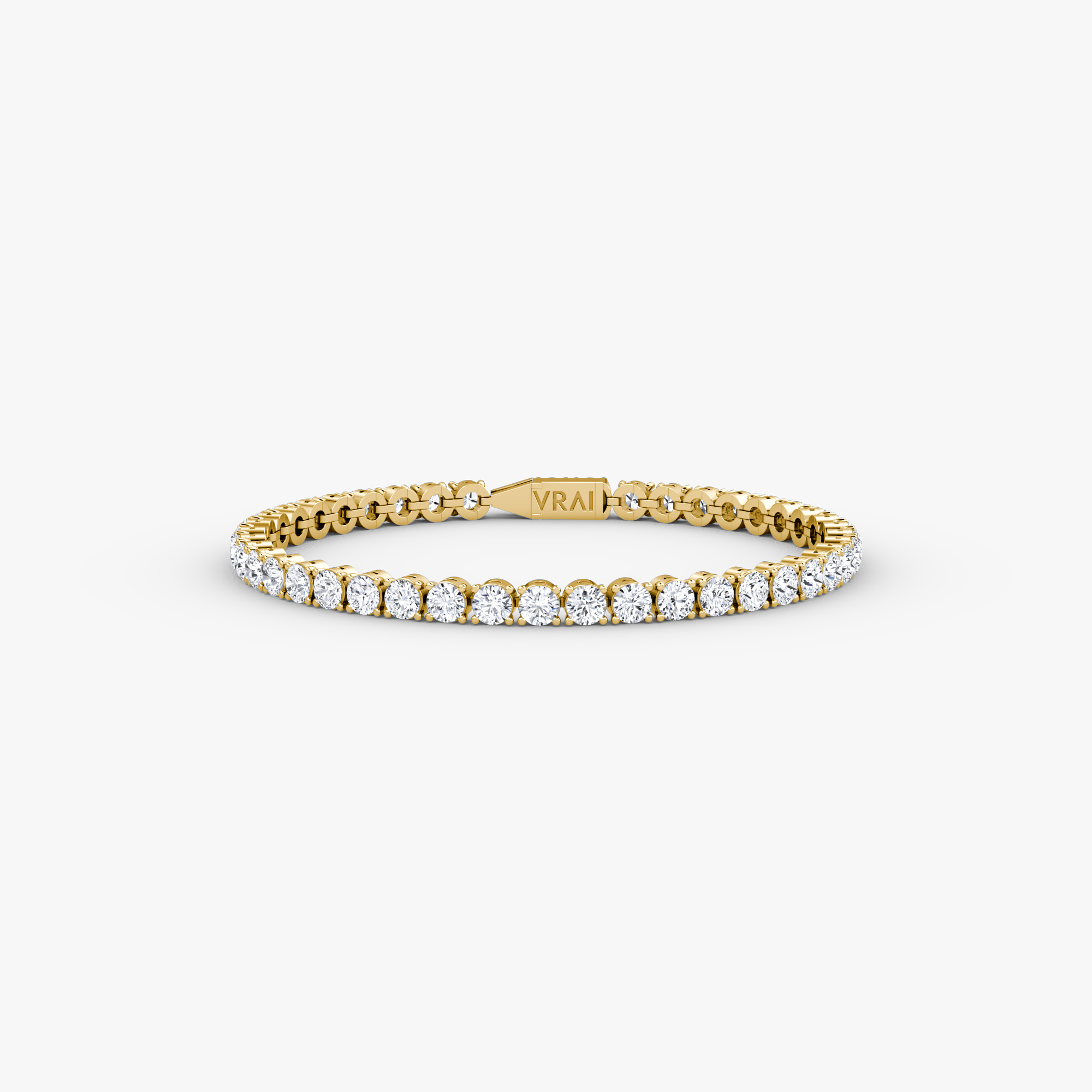 Classic Tennis Bracelet Round Brilliant | Yellow Gold