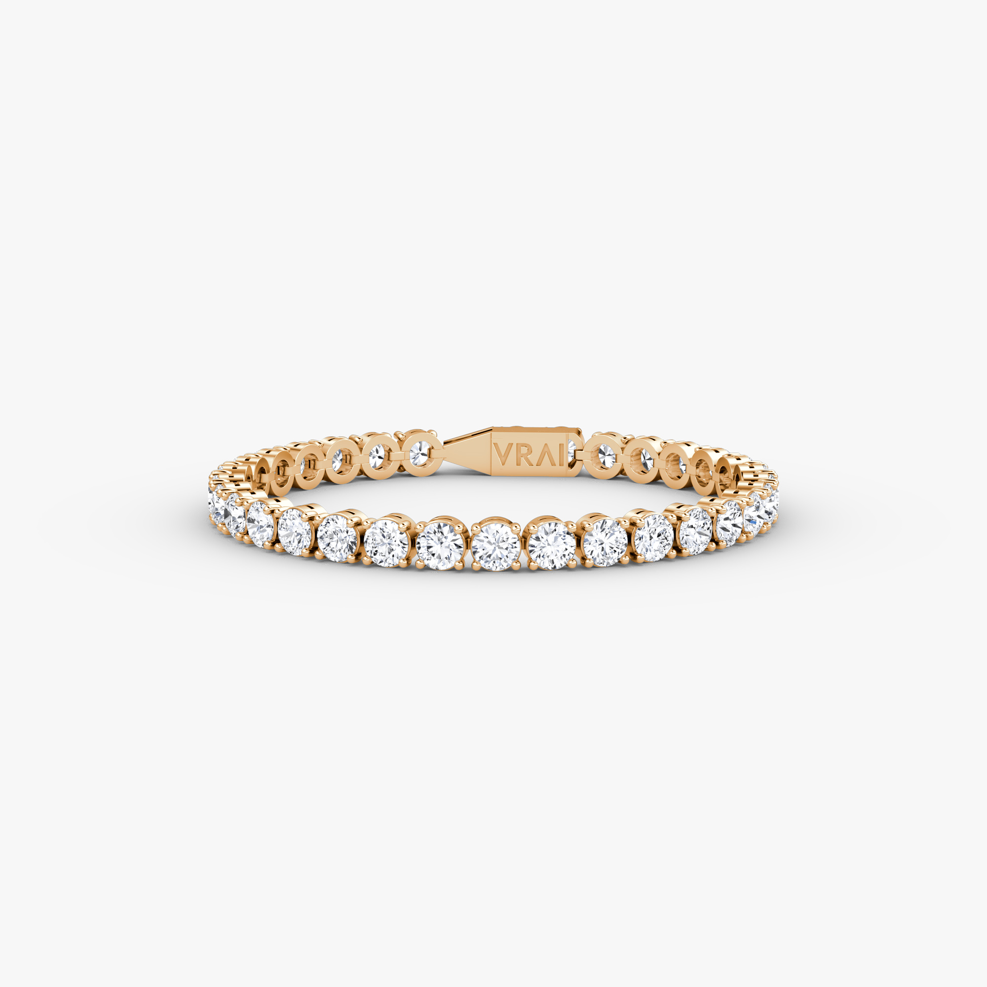 Classic Tennis Bracelet Round Brilliant | Rose Gold