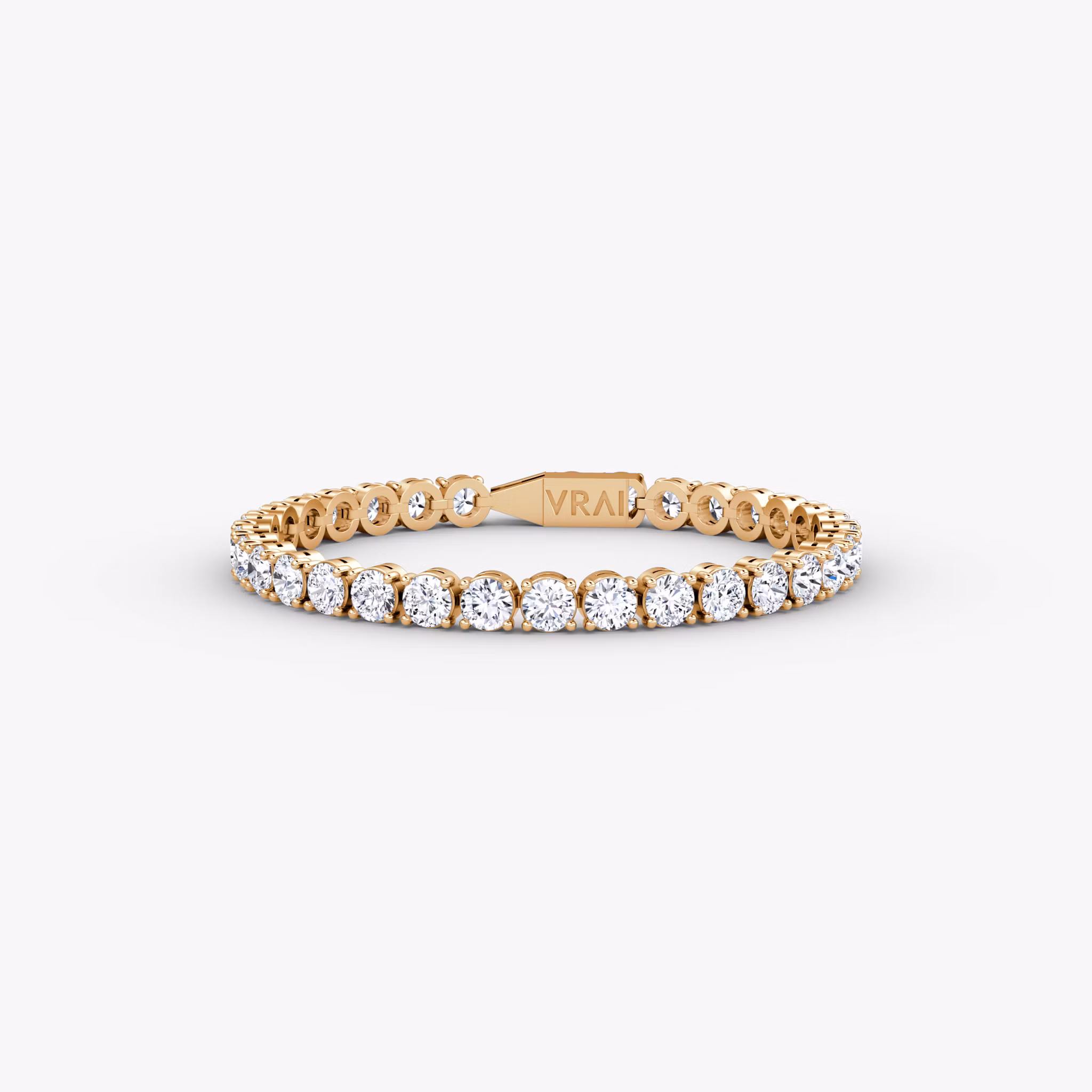 Classic Tennis Bracelet Round Brilliant | Rose Gold