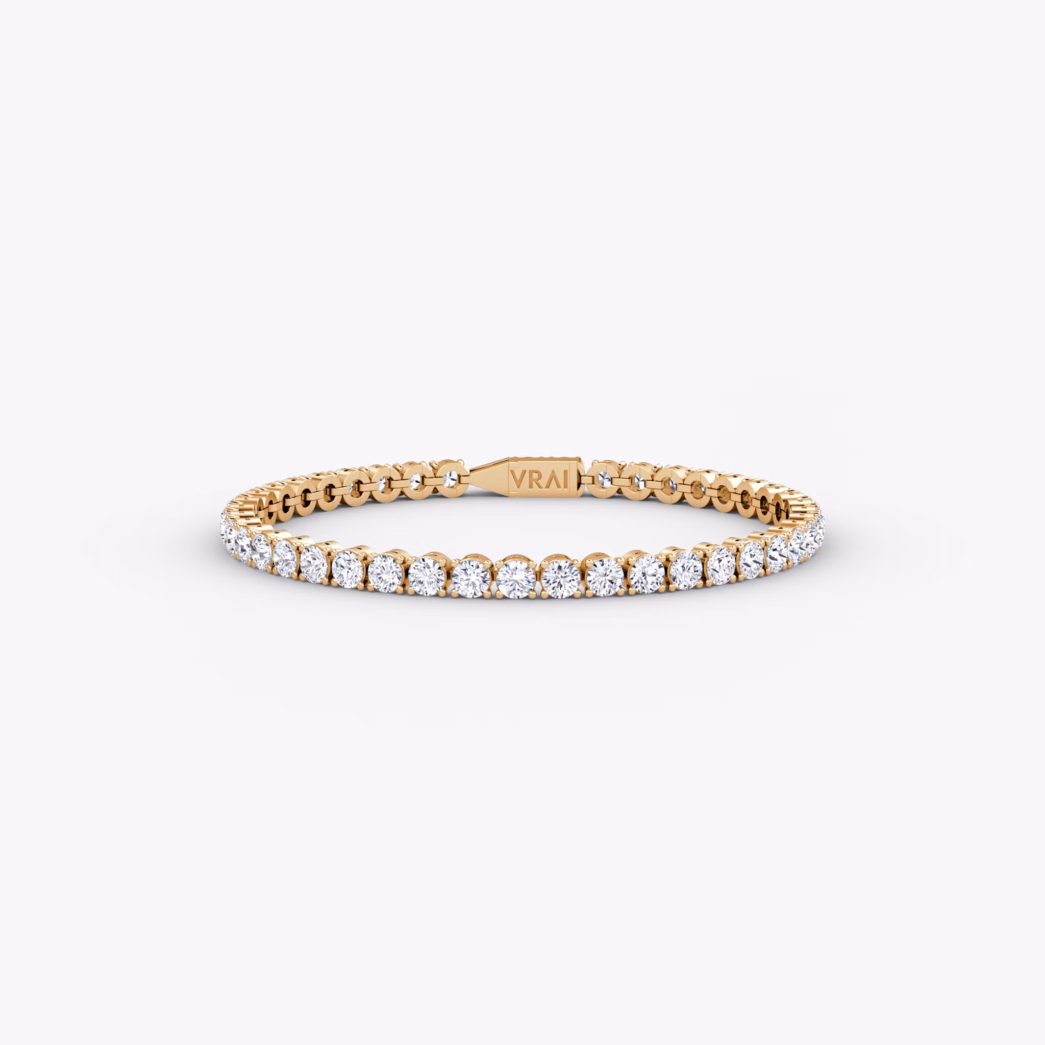Classic Tennis Bracelet Round Brilliant | Rose Gold